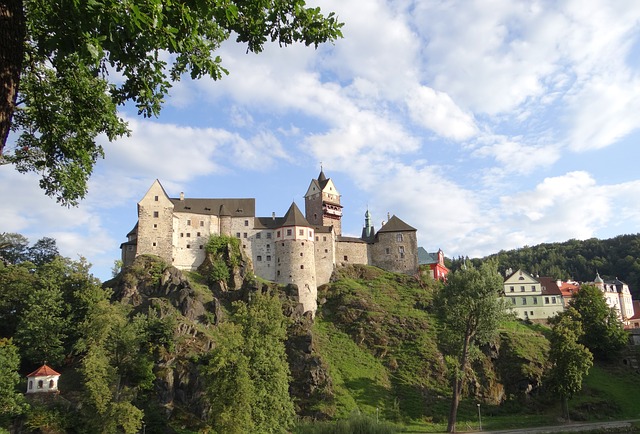 zachovalý hrad